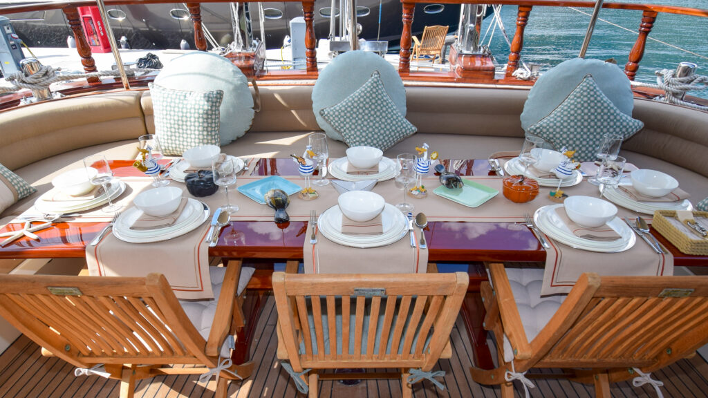 kaftan_yacht Gurmet Aegean kitchen sailing away in Turkey with Kaftan Yacht